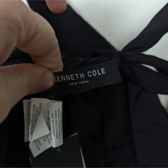 NWT Kenneth Cole Black Gold Chain Bikini Top Size M - Picture 6 of 7